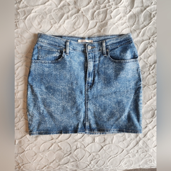 Levi's Mile High Mini Skirt - Picture 1 of 5